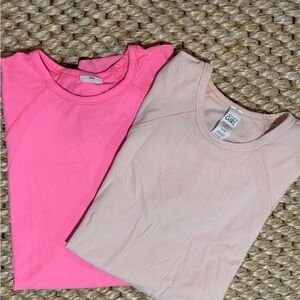 Athleta Girl Power Up Short Sleeve Shirts- Large 12